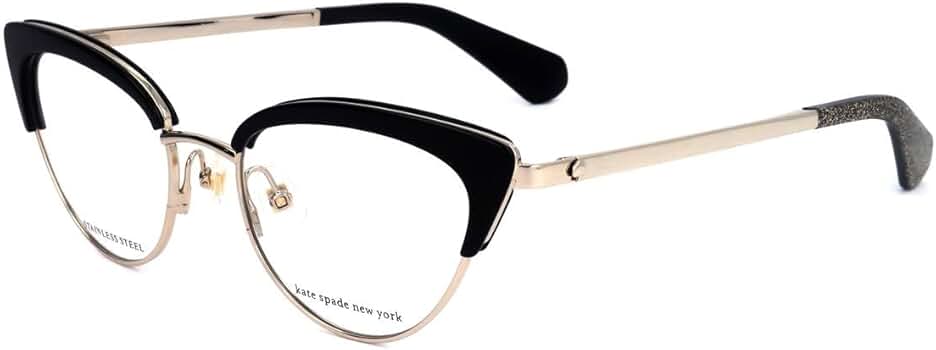 Amazon.com: Kate Spade Jailyn 807 Black Plastic Cat-Eye